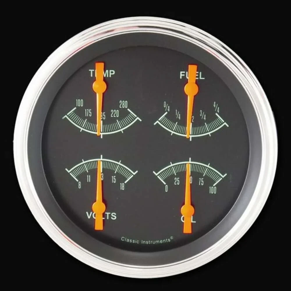 G-Stock 4 5_8_ Quad Gauge (Fuel 240-33 OHM) GS75SLF